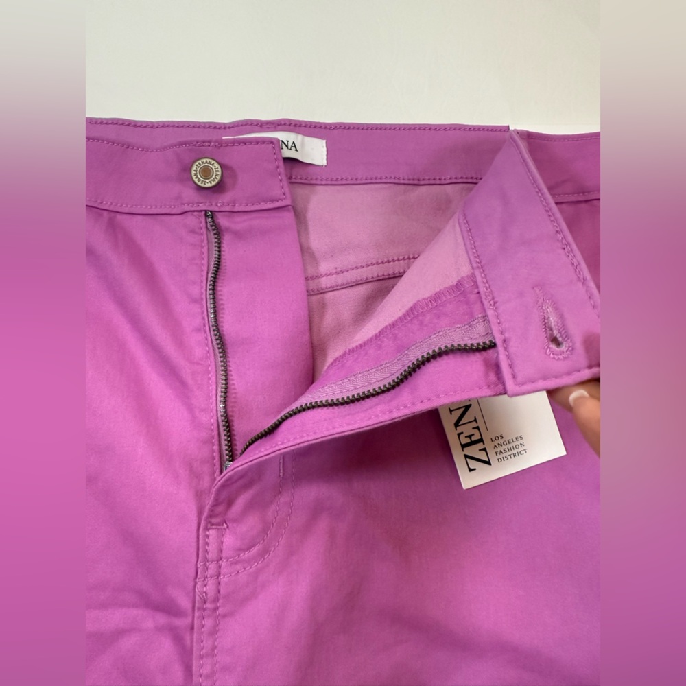 NWT Bootcut Jeans Zenana Color Mauve pink 3X plus size (bin GG41) - Picture 10 of 10